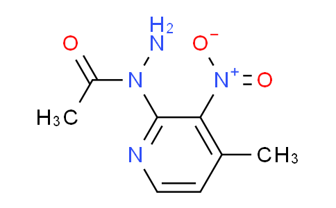 CAS No. 1215205-33-6, N-(4-Methyl-3-nitropyridin-2-yl)acetohydrazide