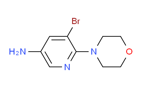 CAS No. 1215932-56-1, 5-Amino-3-bromo-2-morpholinopyridine