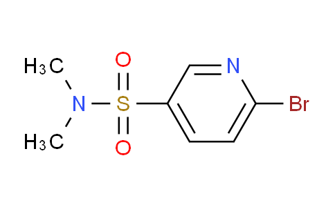 CAS No. 1216077-29-0, 6-Bromo-n,n-dimethylpyridine-3-sulfonamide