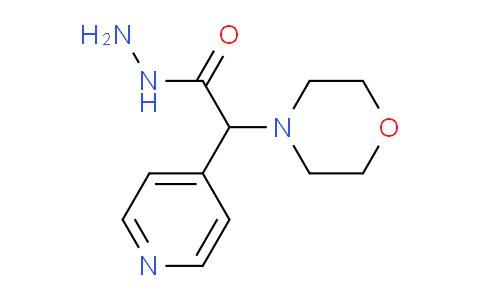 CAS No. 1218443-09-4, 2-Morpholin-4-yl-2-pyridin-4-ylacetohydrazide