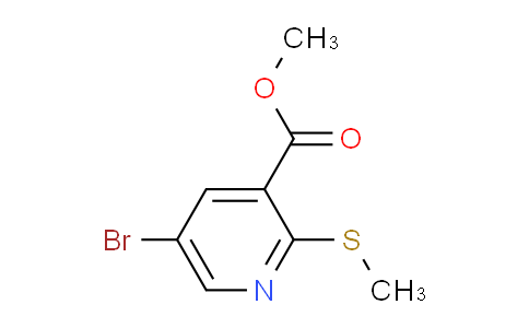 CAS No. 1220422-12-7, Methyl 5-bromo-2-(methylsulfanyl)pyridine-3-carboxylate