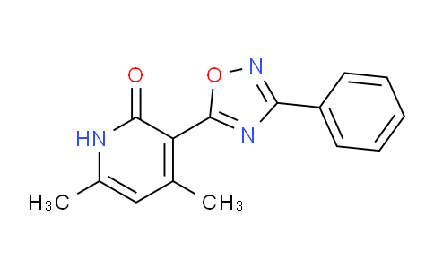 CAS No. 1223888-72-9, 4,6-Dimethyl-3-(3-phenyl-1,2,4-oxadiazol-5-yl)-1,2-dihydropyridin-2-one