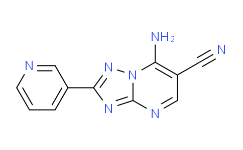 CAS No. 122484-56-4, 7-Amino-2-pyridin-3-yl[1,2,4]triazolo[1,5-a]pyrimidine-6-carbonitrile