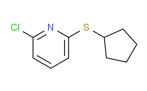 CAS No. 122733-95-3, 2-Chloro-6-(cyclopentylsulfanyl)pyridine