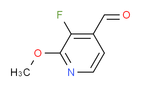 CAS No. 1227589-00-5, 3-Fluoro-2-methoxyisonicotinaldehyde