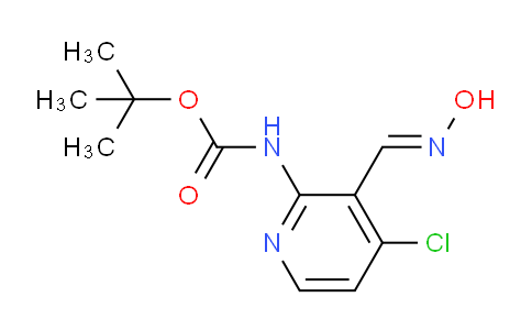 CAS No. 1228670-07-2, (E)-tert-Butyl 4-chloro-3-((hydroxyimino)methyl)-pyridin-2-ylcarbamate