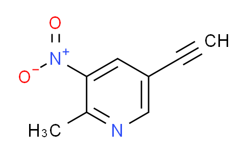 CAS No. 1228962-70-6, 5-Ethynyl-2-methyl-3-nitropyridine