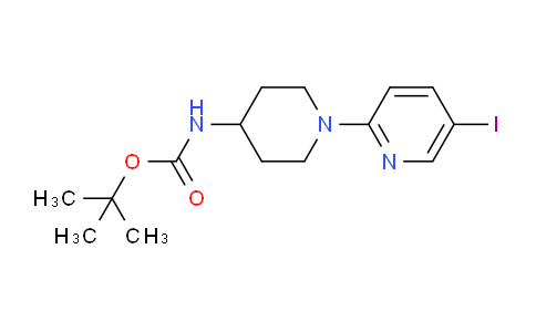 CAS No. 1242240-91-0, tert-Butyl 1-(5-iodopyridin-2-yl)piperidin-4-ylcarbamate