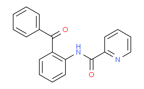 CAS No. 124522-52-7, N-(2-Benzoylphenyl)-2-pyridinecarboxamide