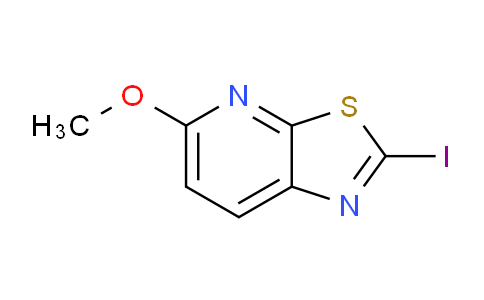 CAS No. 1246093-96-8, 2-Iodo-5-methoxy-thiazolo[5,4-b]pyridine
