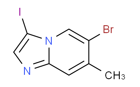 CAS No. 1246184-61-1, 6-Bromo-3-iodo-7-methylimidazo[1,2-a]pyridine
