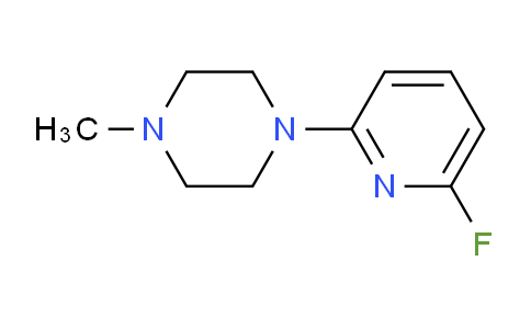 CAS No. 1248380-56-4, 1-(6-Fluoropyridin-2-yl)-4-methylpiperazine