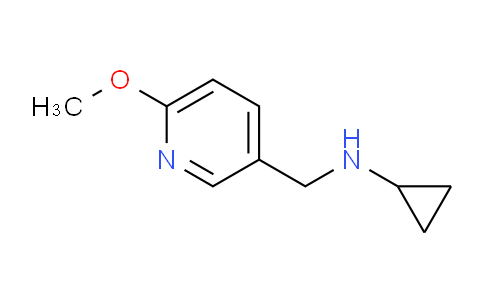 CAS No. 1249037-91-9, Cyclopropyl-(6-methoxy-pyridin-3-ylmethyl)-amine