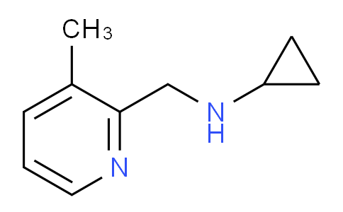 CAS No. 1249817-01-3, N-[(3-Methylpyridin-2-yl)methyl]cyclopropanamine