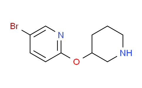 CAS No. 1250803-96-3, 5-Bromo-2-(piperidin-3-yloxy)pyridine