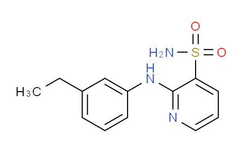 CAS No. 1251573-85-9, 2-[(3-Ethylphenyl)amino]pyridine-3-sulfonamide