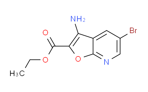 CAS No. 1251582-89-4, Ethyl 3-amino-5-bromofuro[2,3-b]pyridine-2-carboxylate