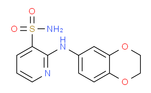 CAS No. 1251688-40-0, 2-(2,3-Dihydro-1,4-benzodioxin-6-ylamino)pyridine-3-sulfonamide