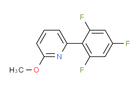 CAS No. 1251914-00-7, 2-Methoxy-6-(2,4,6-trifluorophenyl)pyridine