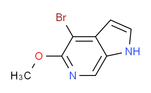 CAS No. 1254163-78-4, 4-Bromo-5-methoxy-1h-pyrrolo[2,3-c]pyridine