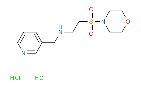 CAS No. 1255147-17-1, [2-(Morpholin-4-ylsulfonyl)ethyl](pyridin-3-ylmethyl)amine dihydrochloride