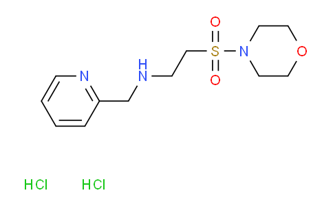 CAS No. 1255147-32-0, [2-(Morpholin-4-ylsulfonyl)ethyl](pyridin-2-ylmethyl)amine dihydrochloride