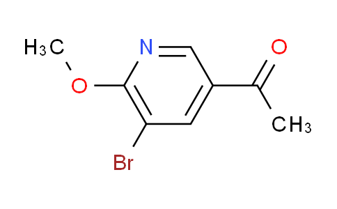 CAS No. 1256837-15-6, 1-(5-Bromo-6-methoxypyridin-3-yl)ethan-1-one