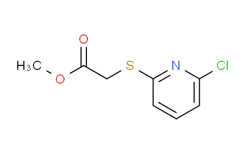 CAS No. 1258652-80-0, Methyl 2-(6-chloropyridin-2-ylthio)acetate