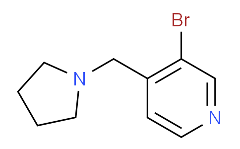 CAS No. 1260009-55-9, 3-Bromo-4-(pyrrolidin-1-ylmethyl)pyridine