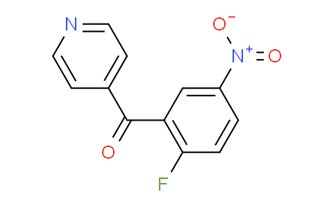 CAS No. 1261589-39-2, 4-[(2-Fluoro-5-nitrophenyl)carbonyl]pyridine
