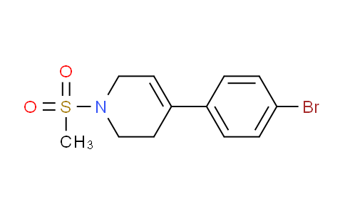 DY714982 | 1262399-75-6 | 4-(4-Bromophenyl)-1-methanesulfonyl-3,6-dihydro-2H-pyridine