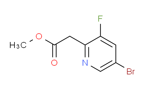 CAS No. 1267856-55-2, Methyl 2-(5-bromo-3-fluoropyridin-2-yl)acetate