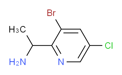 CAS No. 1270517-77-5, 1-(3-Bromo-5-chloropyridin-2-yl)ethanamine