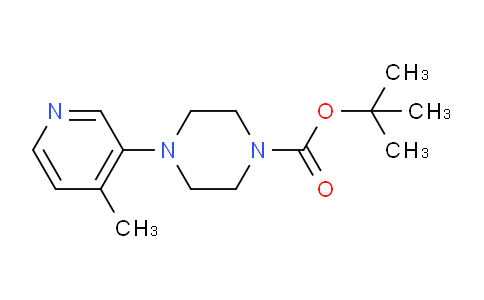 CAS No. 1279032-29-9, tert-Butyl 4-(4-methylpyridin-3-yl)piperazine-1-carboxylate