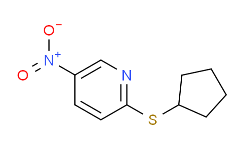 CAS No. 1286464-64-9, 2-(cyclopentylsulfanyl)-5-nitropyridine