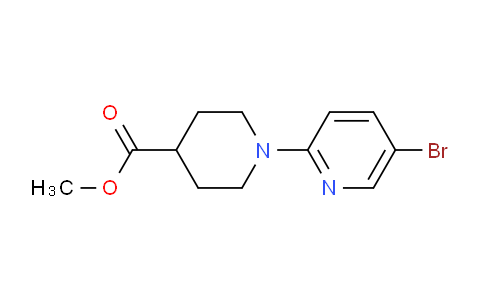 CAS No. 1289027-00-4, Methyl 1-(5-bromopyridin-2-yl)piperidine-4-carboxylate