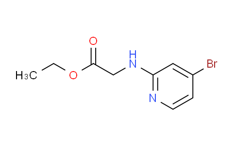 CAS No. 1289045-71-1, Ethyl 2-[(4-bromopyridin-2-yl)amino]acetate