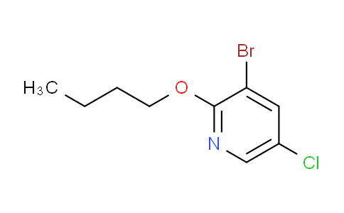 CAS No. 1289046-11-2, 3-bromo-2-butoxy-5-chloropyridine