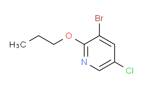 CAS No. 1289113-22-9, 3-bromo-5-chloro-2-propoxypyridine