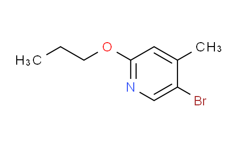 CAS No. 1289156-16-6, 5-Bromo-4-methyl-2-propoxypyridine