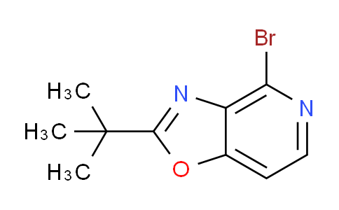 CAS No. 1305324-84-8, 4-Bromo-2-(tert-butyl)oxazolo[4,5-c]pyridine