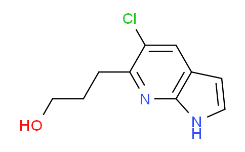 CAS No. 1305325-26-1, 3-(5-Chloro-1h-pyrrolo[2,3-b]pyridin-6-yl)propan-1-ol