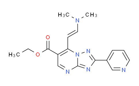 CAS No. 1306753-73-0, Ethyl 7-[(e)-2-(dimethylamino)vinyl]-2-pyridin-3-yl[1,2,4]triazolo[1,5-a]pyrimidine-6-carboxylate