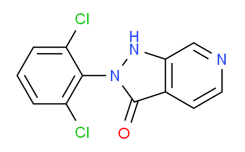 CAS No. 131373-86-9, 2-(2,6-Dichloro-phenyl)-1,2-dihydropyrazolo[3,4-c]pyridin-3-one