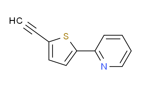 CAS No. 132464-90-5, 2-(5-Ethynylthien-2-yl)pyridine