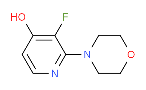 CAS No. 1344046-08-7, 3-Fluoro-4-hydroxy-2-(morpholin-4-yl)pyridine