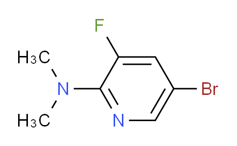 CAS No. 1344046-09-8, 5-Bromo-3-fluoro-2-dimethylaminopyridine