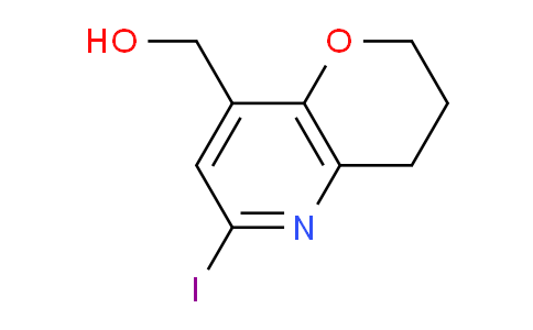 CAS No. 1346446-89-6, (6-Iodo-3,4-dihydro-2h-pyrano[3,2-b]pyridin-8-yl)methanol