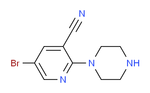 CAS No. 1356067-76-9, 5-bromo-2-(piperazin-1-yl)pyridine-3-carbonitrile