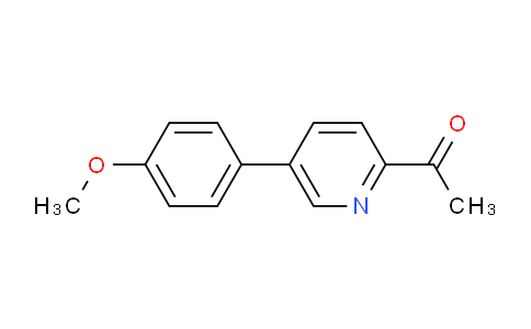 CAS No. 135943-41-8, 1-(5-(4-Methoxyphenyl)pyridin-2-yl)ethanone